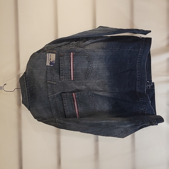 Men's Black Label Jean Jacket (3XL) - Picture 7 of 14